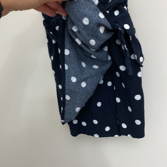 Abercrombie Kids navy blue and white romper size 9-10 - Picture 4 of 7